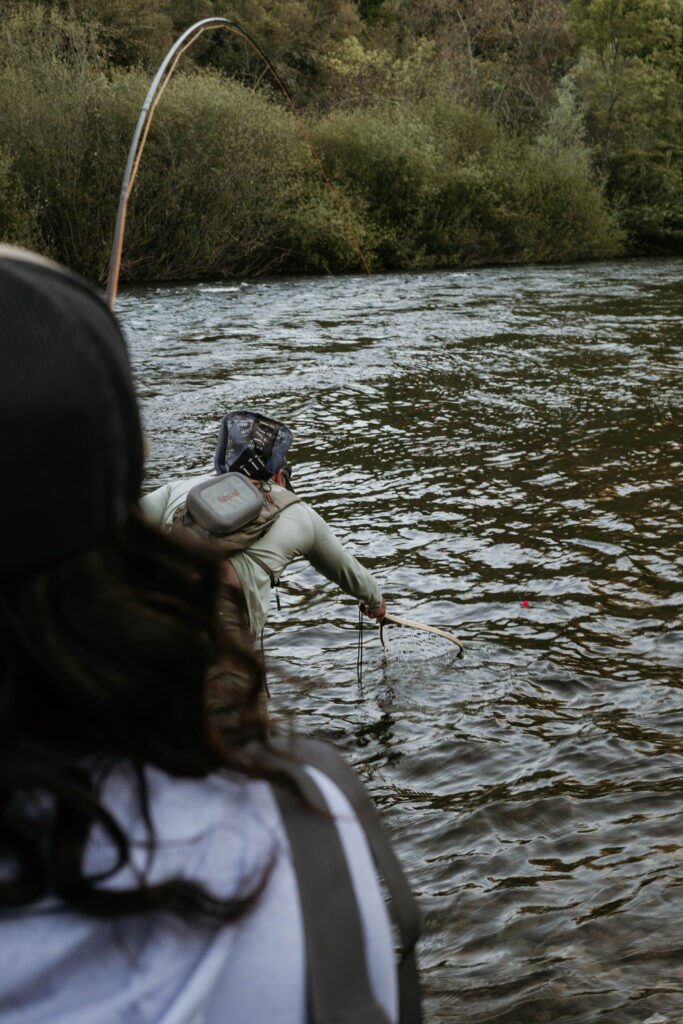 Fly fishing engagement session. 