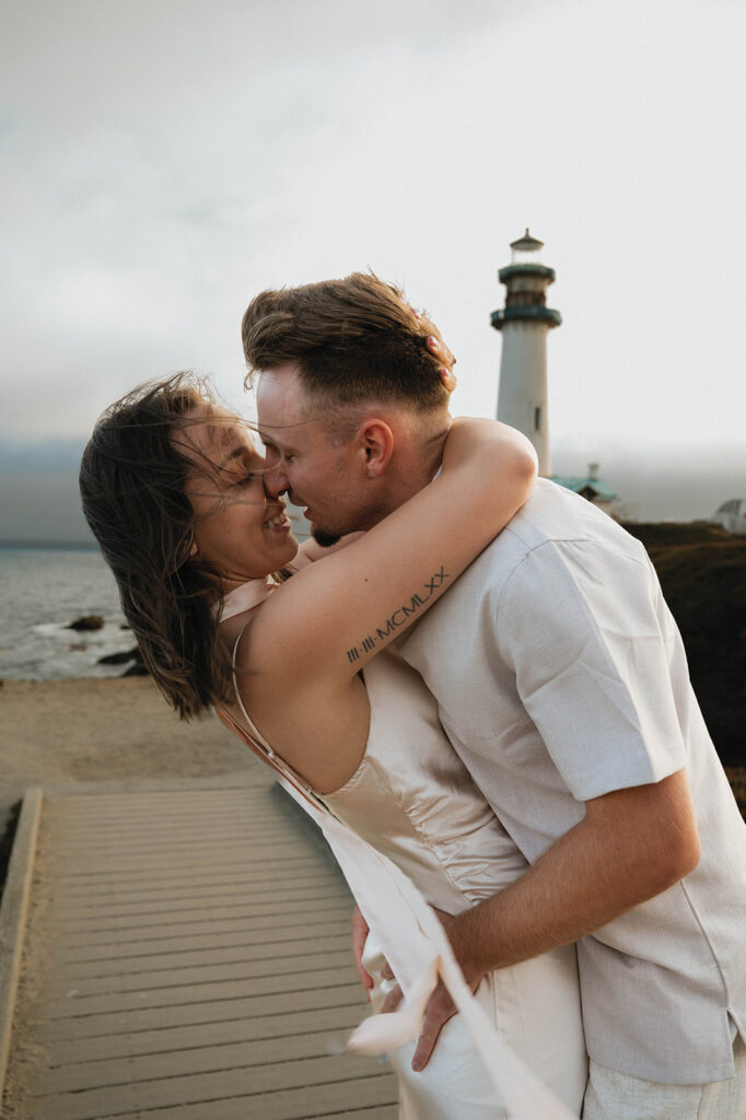 Coastal engagement photography