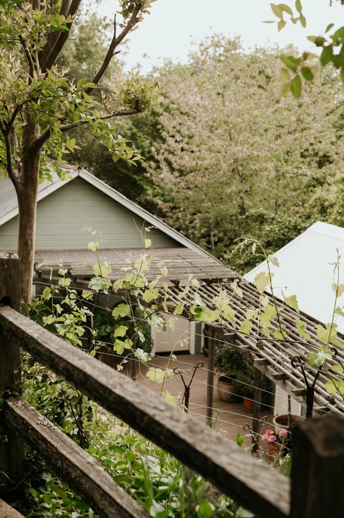 The grounds at Hanford Garden Sutter Creek are shown in an image taken at a wedding 